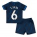 Günstige Chelsea Thiago Silva #6 Babykleidung Auswärts Fussballtrikot Kinder 2023-24 Kurzarm (+ kurze hosen)